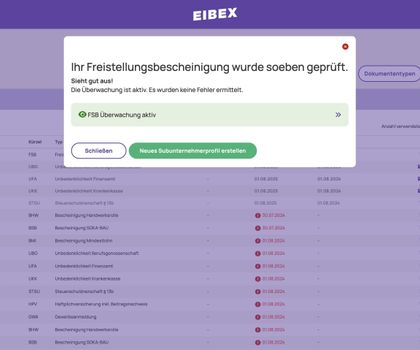 Nachweise sichern und Zeit zurückgewinnen mit Eibex