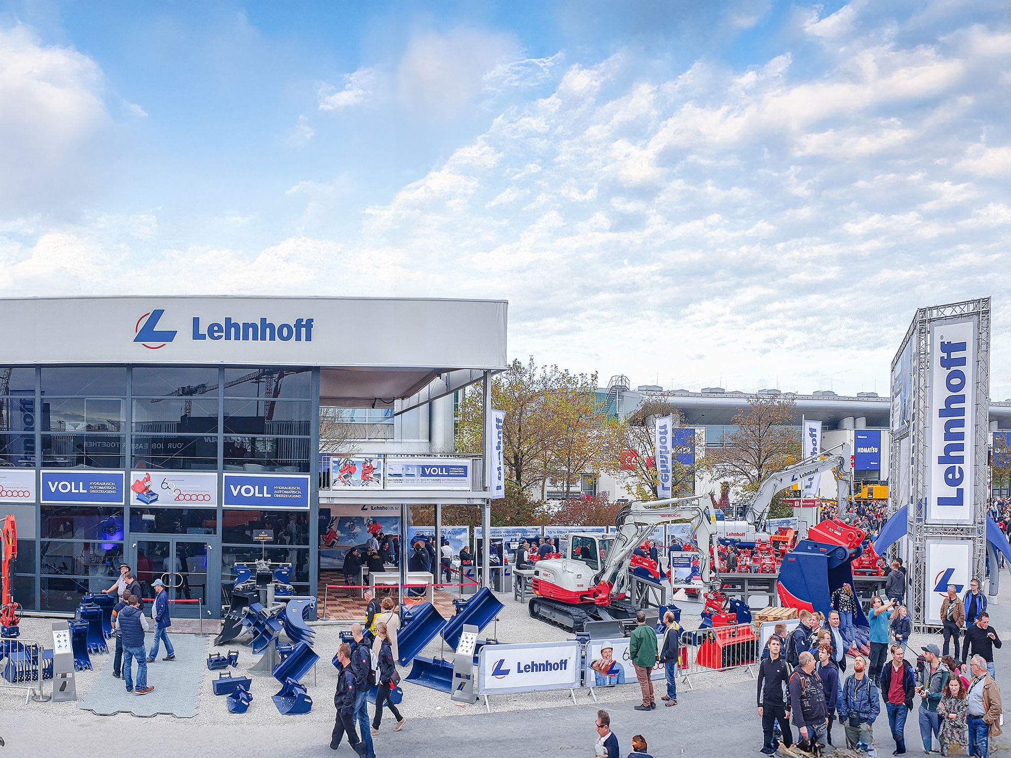 Der Lehnhoff-Stand auf der bauma