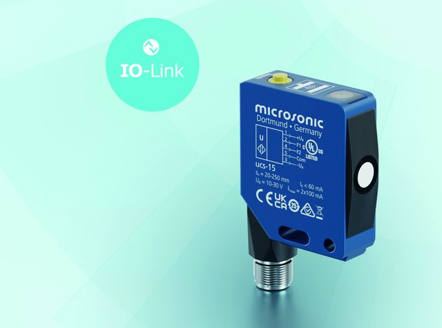 Microsonic at the SPS 2024: Ultrasonic sensor with IO-Link interface