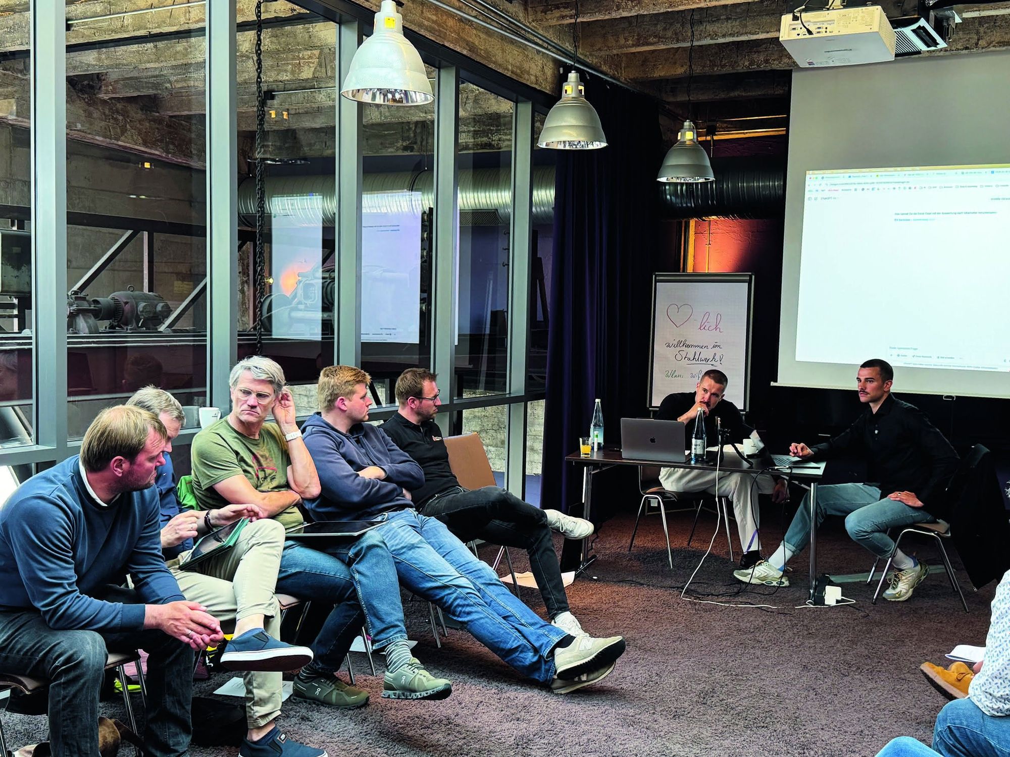 Diskussionsrunde im Workshop Diskussionsrunde im Workshop