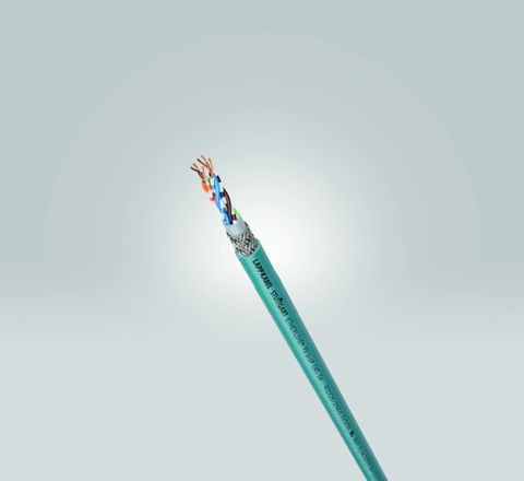 Die ‚Etherline bioP Cat.5e‘ ist die erste Lapp-Leitung mit biobasiertem Mantelmaterial, die in Serie gefertigt wird.