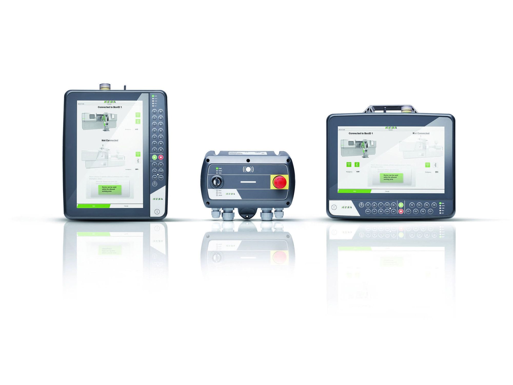 Keba: Safe Wireless HMI für Profinet/Profisafe