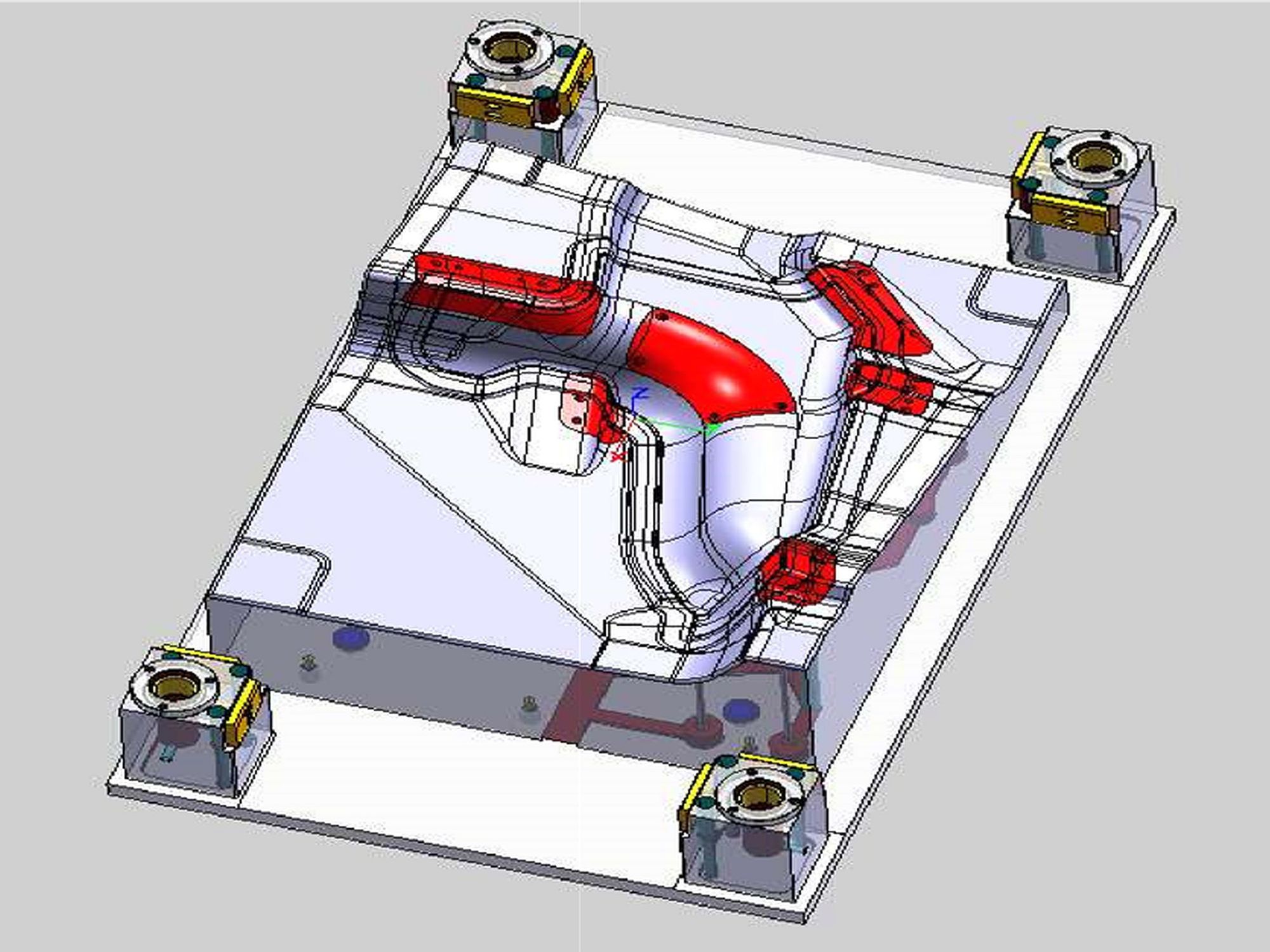 Partial temperature control of forming tools: Focused optimization of problem areas