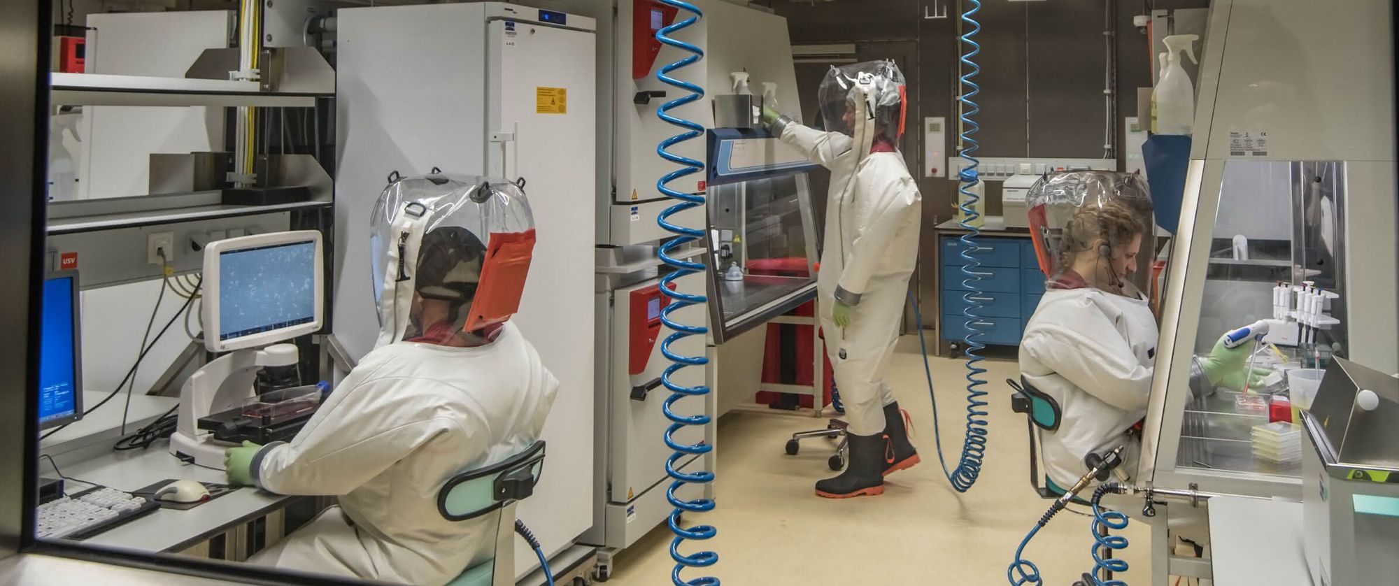 Impressionen: S4-Labor für Diagnostik und Forschung Impressionen: S4-Labor für Diagnostik und Forschung