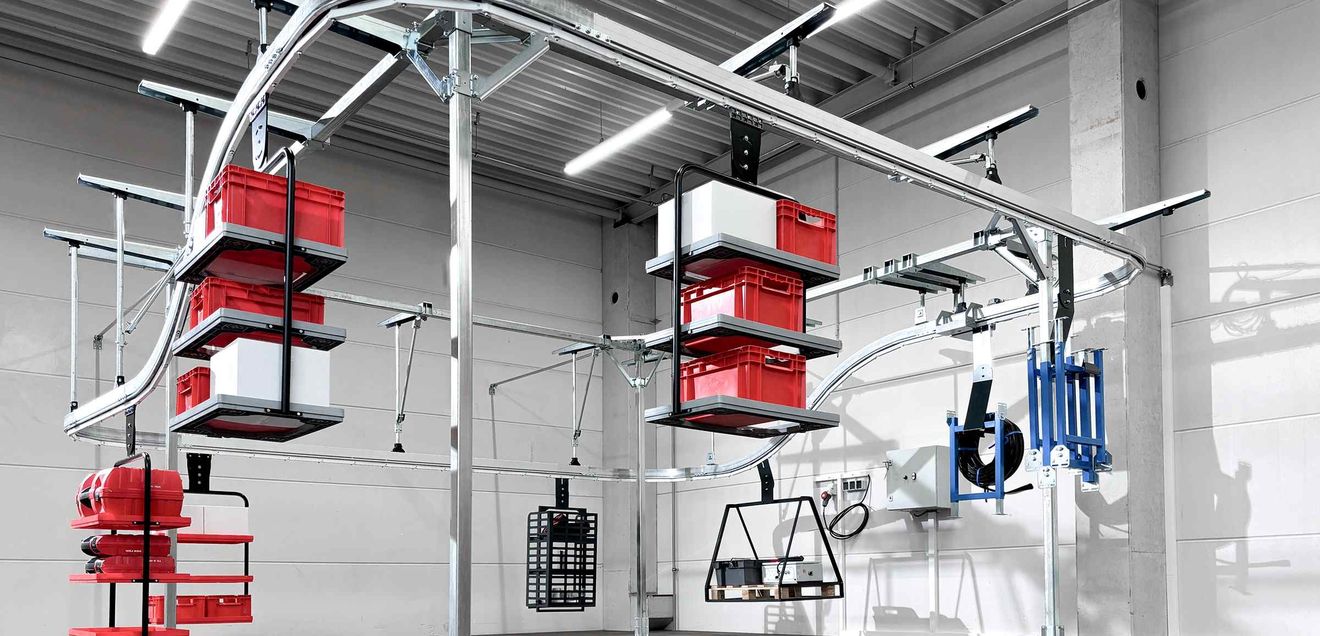 Torwegge auf der FMB: Hängefördertechnik für effizienten Materialfluss Torwegge auf der FMB: Hängefördertechnik für effizienten Materialfluss