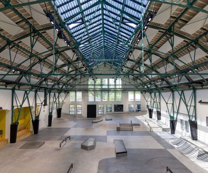 Sanierte Eggenhalle in München Sanierte Eggenhalle in München