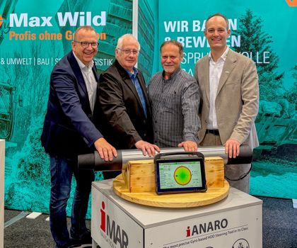Max Wild setzt bei HDD-Projekten auf den 5-Zoll-Bohrkopfkreisel iANARO-mini von iMAR Ein Mini mit maximaler Präzision