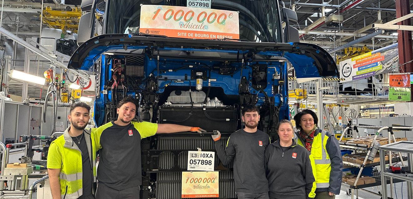 Eine Million Lkw aus Bourg-en-Bresse: Renault Trucks feiert Meilenstein