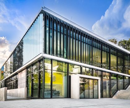 Gebäude des EMBL Imaging Centre, Außenansicht
