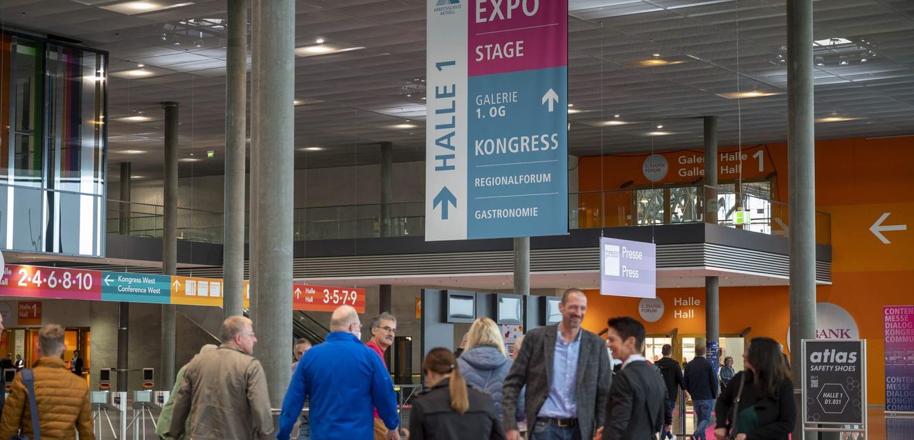 Bild - Impression von einer Arbeitsschutz aktuell-Messe