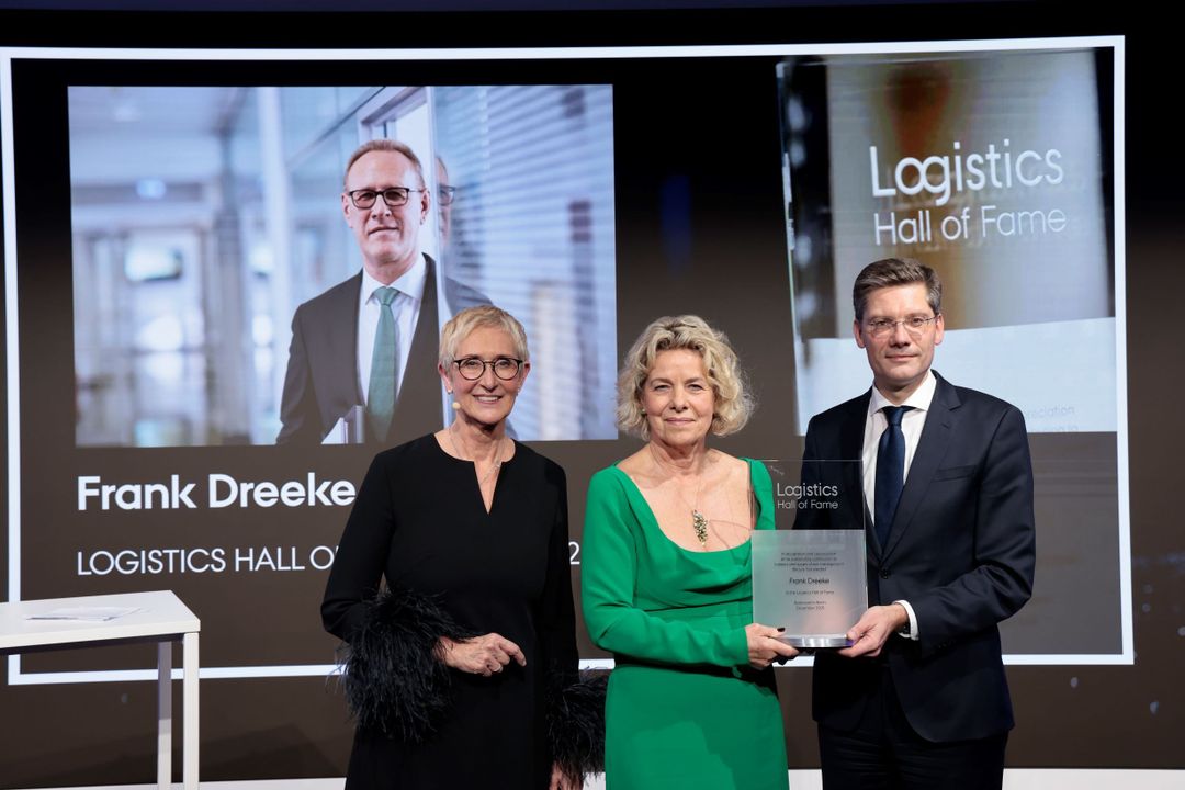 Feierliche Verleihung: Logistics Hall of Fame: Frank Dreeke geehrt Feierliche Verleihung: Logistics Hall of Fame: Frank Dreeke geehrt