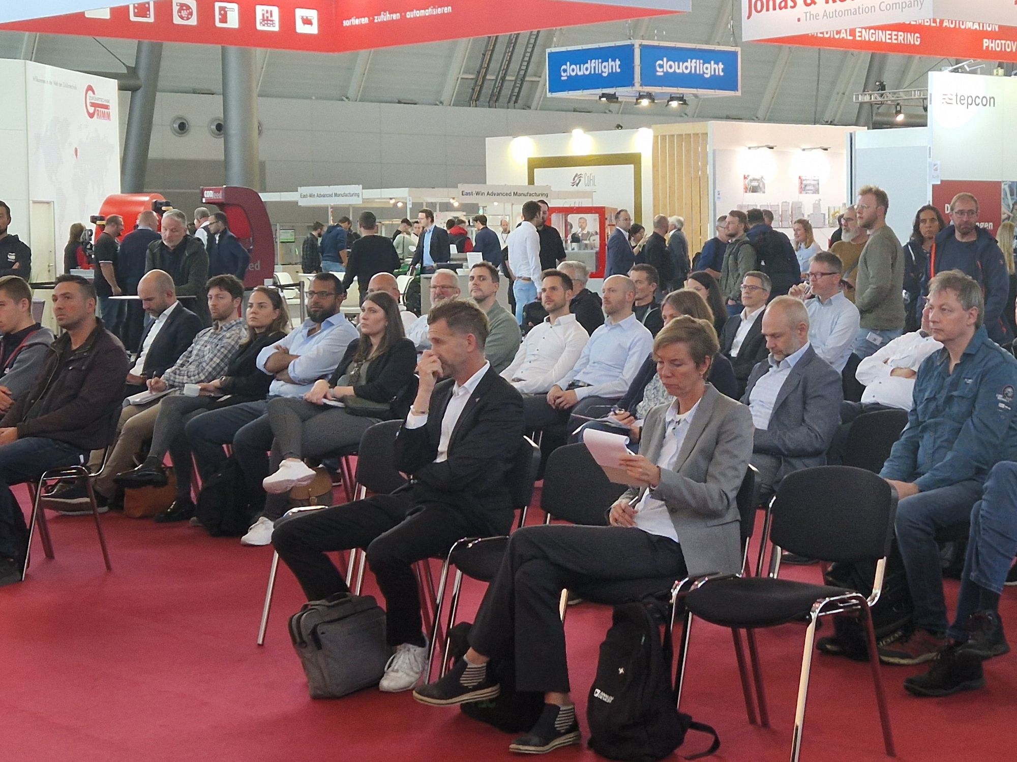 INDUSTRIAL Production Artificial Intelligence Theme Day: Great interest in the AI forum at Motek INDUSTRIAL Production Artificial Intelligence Theme Day: Great interest in the AI forum at Motek