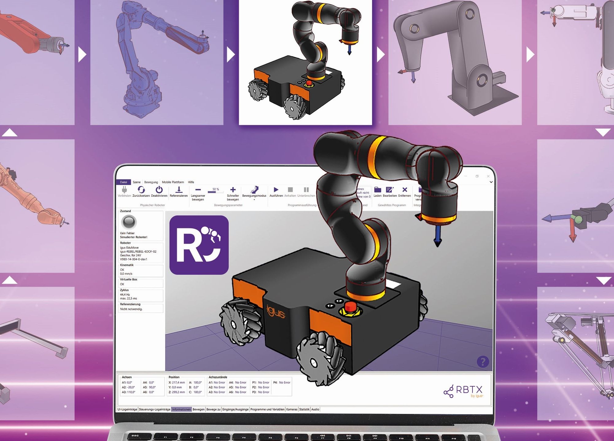 Igus: Steuerungssoftware für herstellerunabhängige Robotik Igus: Steuerungssoftware für herstellerunabhängige Robotik