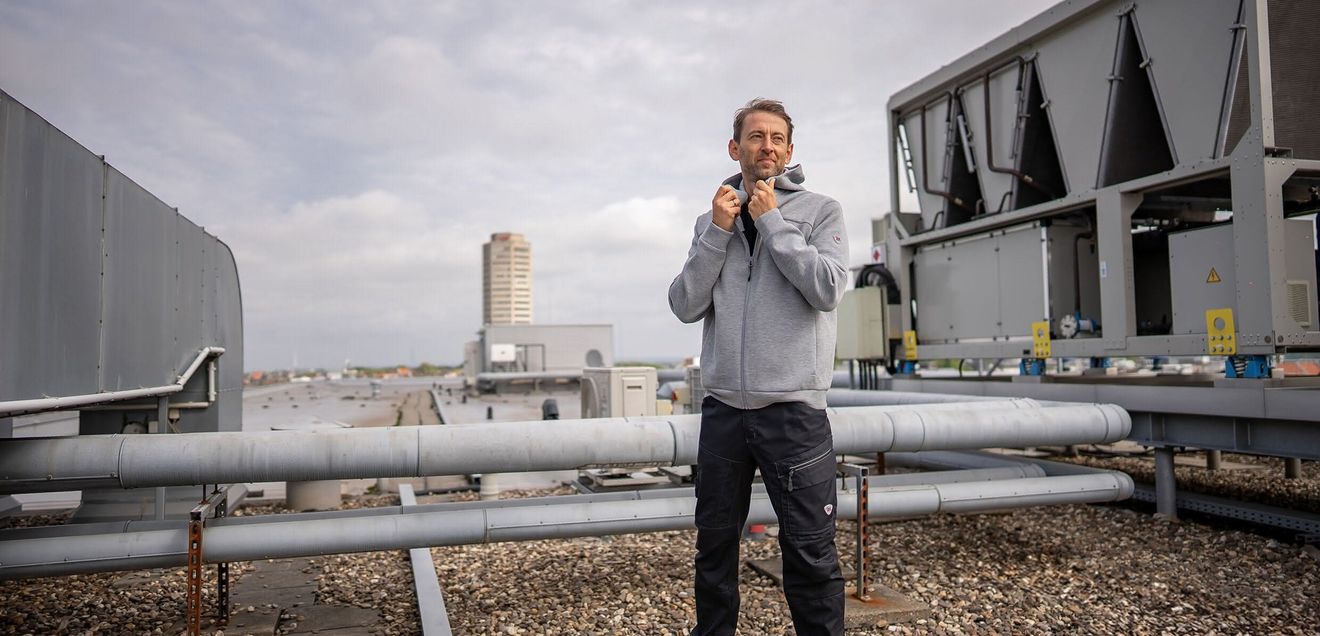 BP Bierbaum-Proenen Workwear Ein Modell in der neuen Arbeitskleidung von BP Bierbaum-Proenen