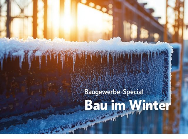 Bauen im Winter: Wie Unternehmen Baustellen sicher und effizient meistern