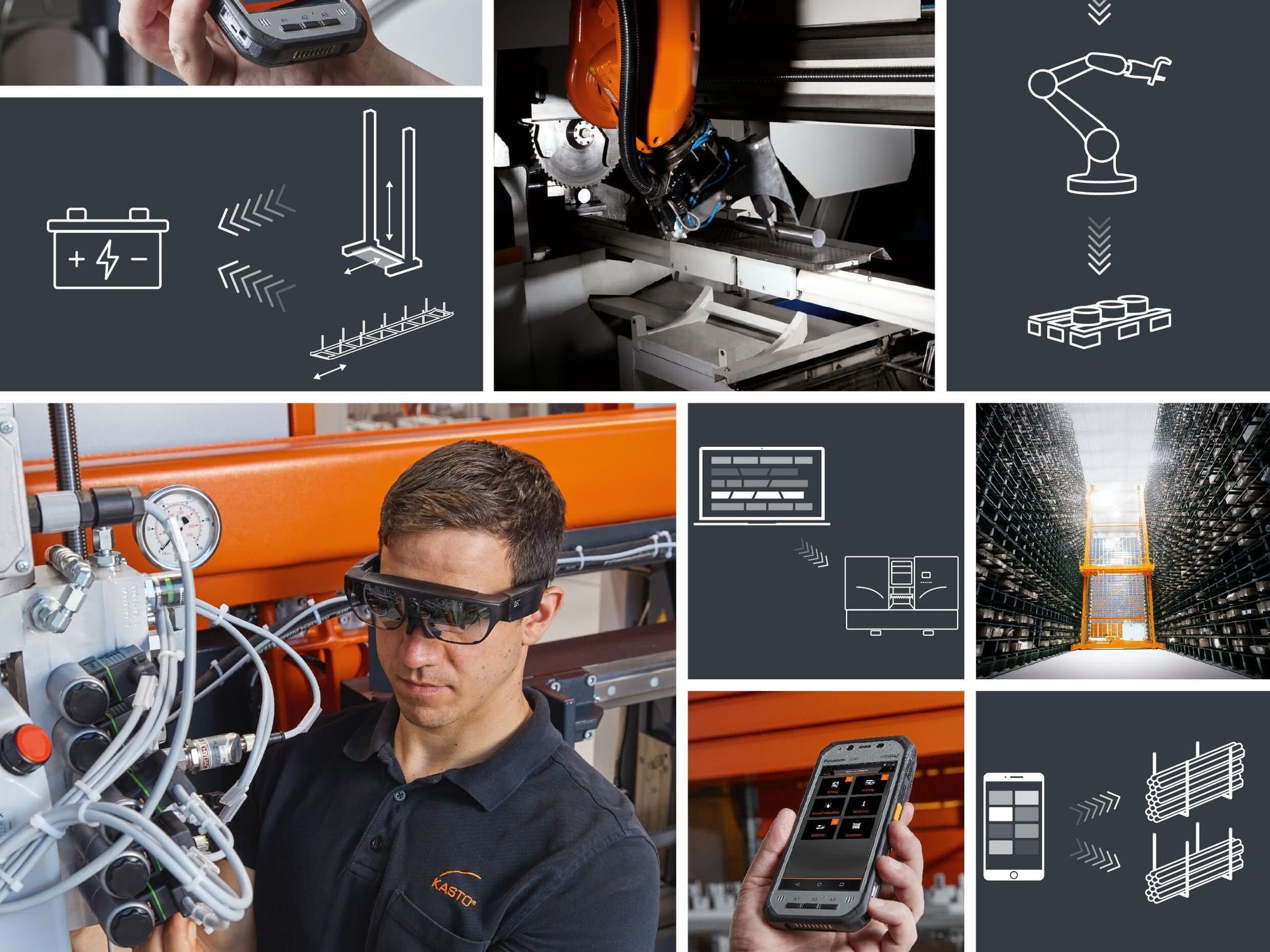 Sawing and storage technology: Digital and without staff