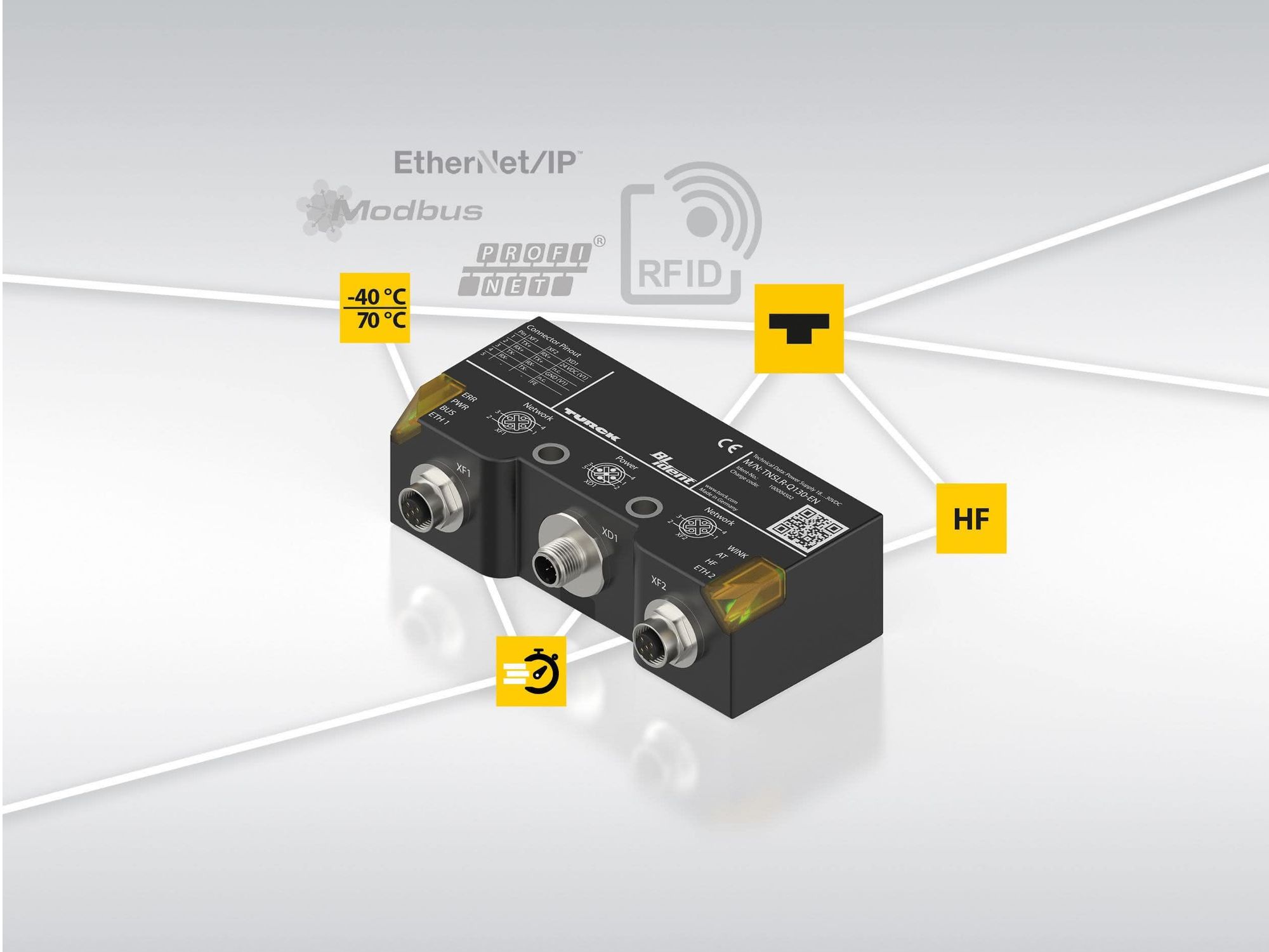 Cool HF read/write head: RFID portfolio expanded Multiprotocol Ethernet read/write head