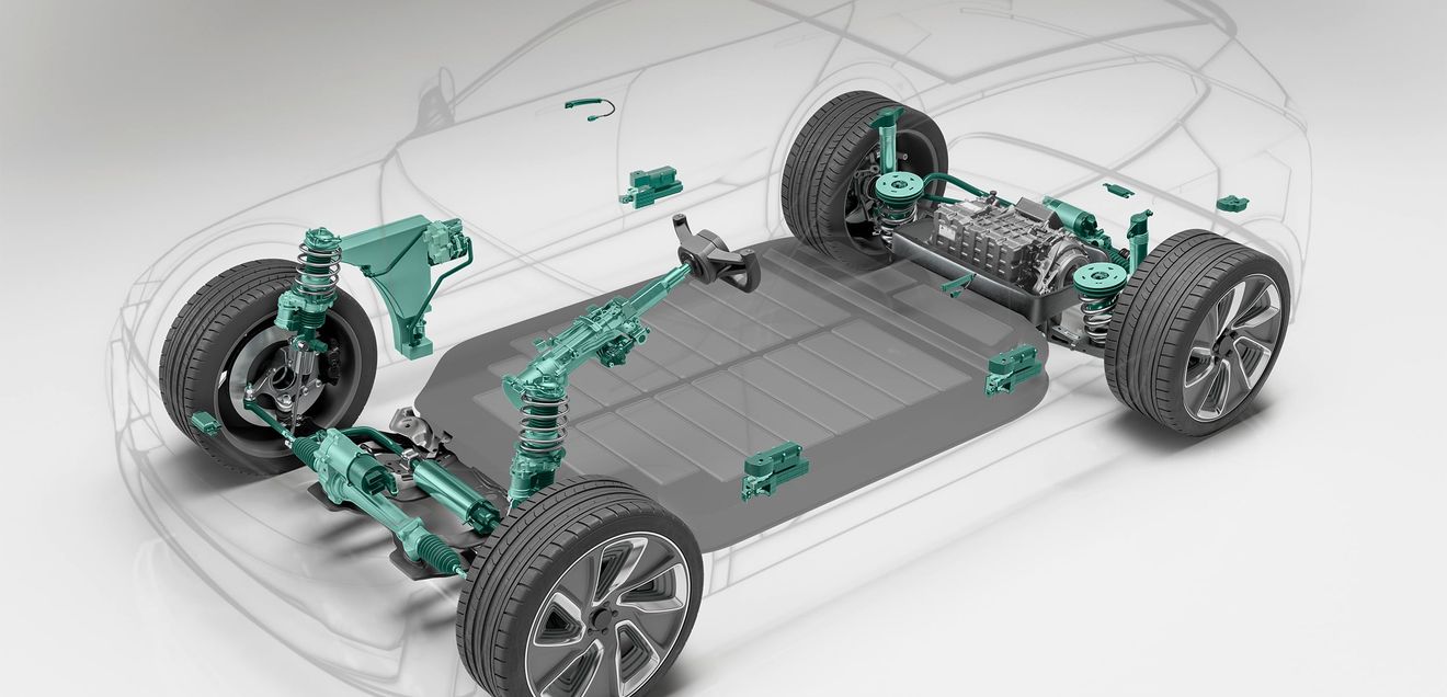 Mehr Komfort, Sicherheit und Fahrdynamik für die Zukunft der Mobilität: Die neuen Technologien für Chassis & Body von Schaeffler setzen neue Maßstäbe in modernen Fahrzeugen über alle Antriebsarten hinweg.
