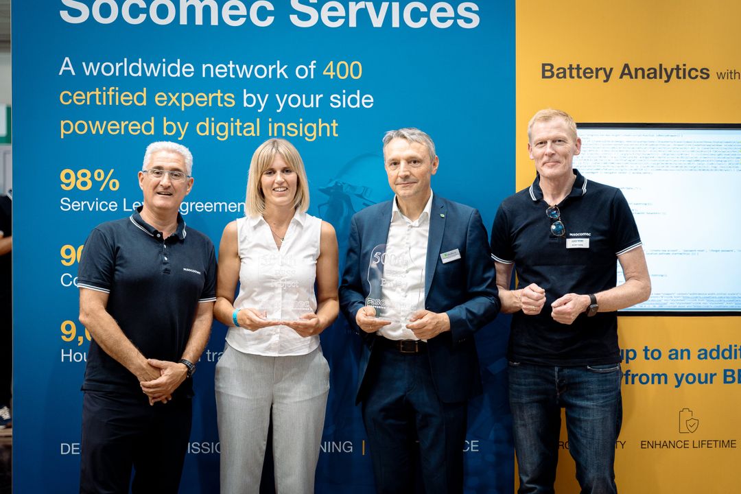 Socomec erreicht Meilenstein mit 500. verkauftem Batteriespeichersystem Socomec erreicht Meilenstein mit 500. verkauftem Batteriespeichersystem