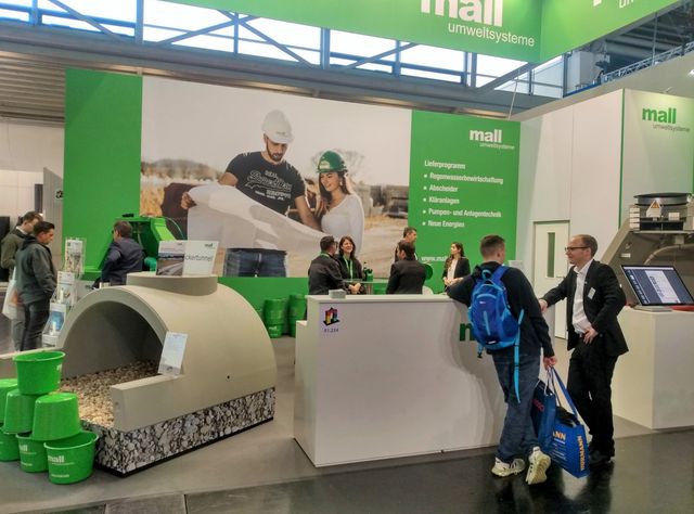 Der Stand von Mall auf der BAU