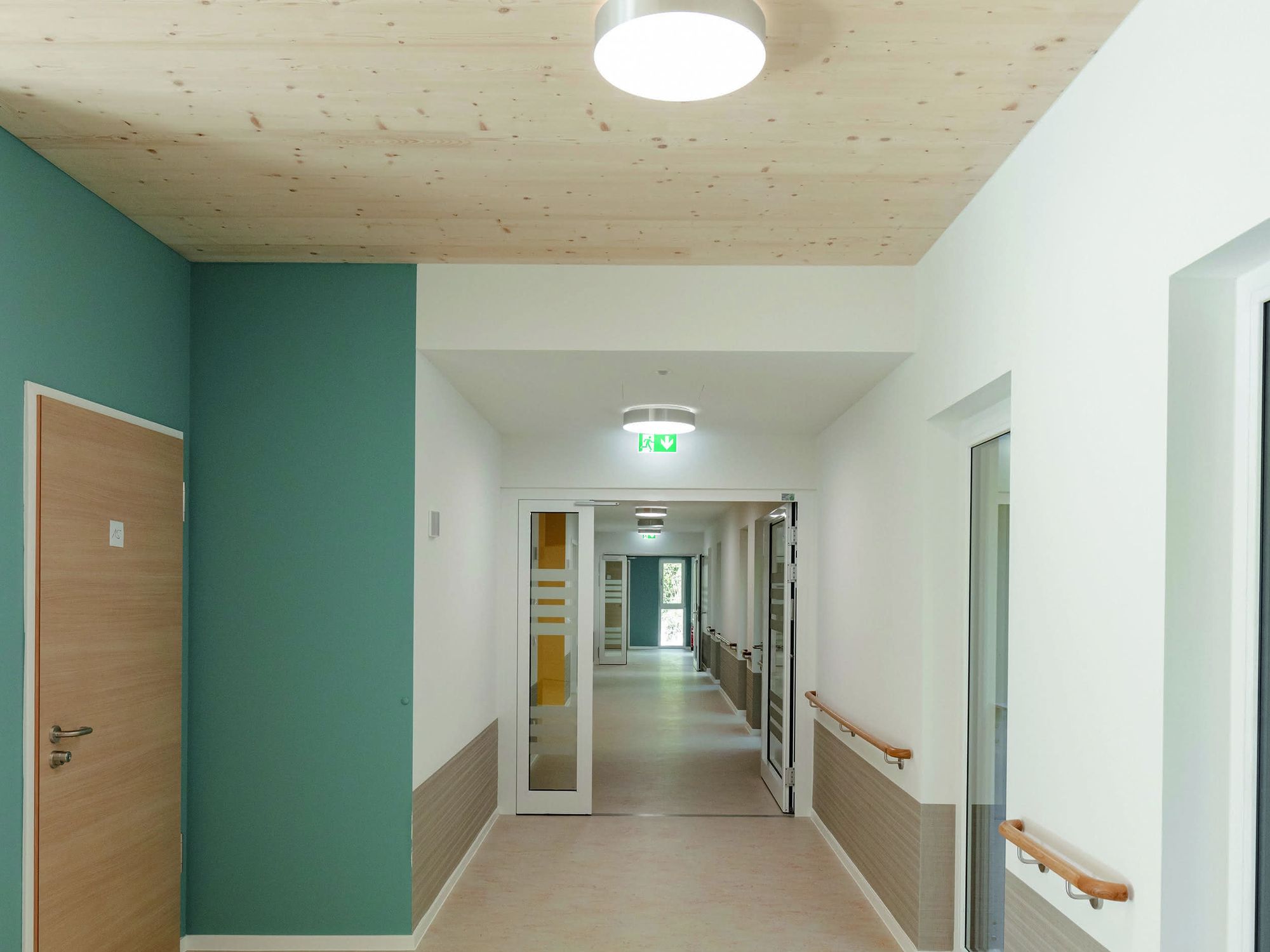 Innenansicht Pflegeheim auf dem Wössner-Areal