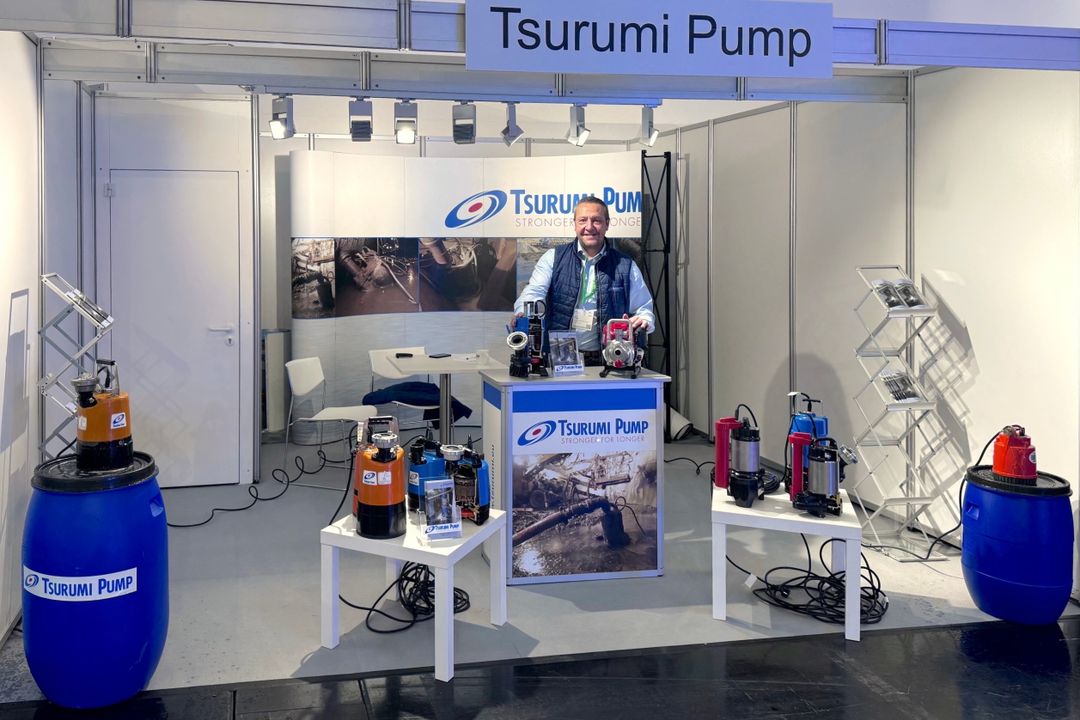 Messe Bau 2025 Tsurumi zeigt leistungsstarke Schmutzwasserpumpen auf der Messe Bau 2025
