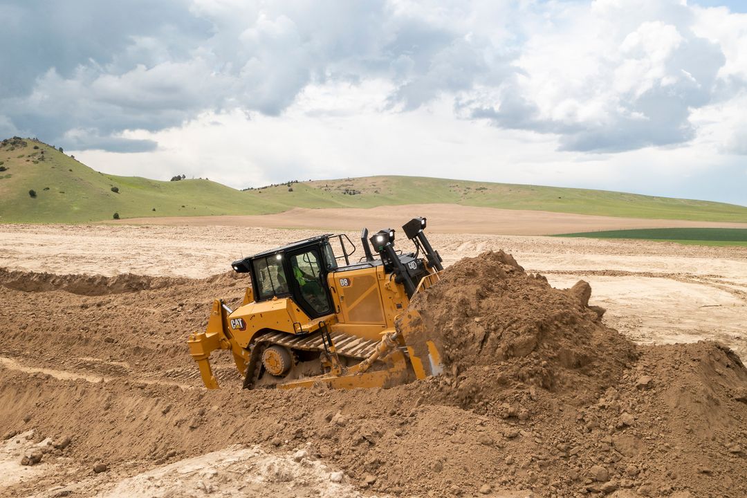 Neue Dozer-Technologie von Zeppelin: Der Cat D8 der nächsten Generation Der neu Dozer von Cat im Einsatz