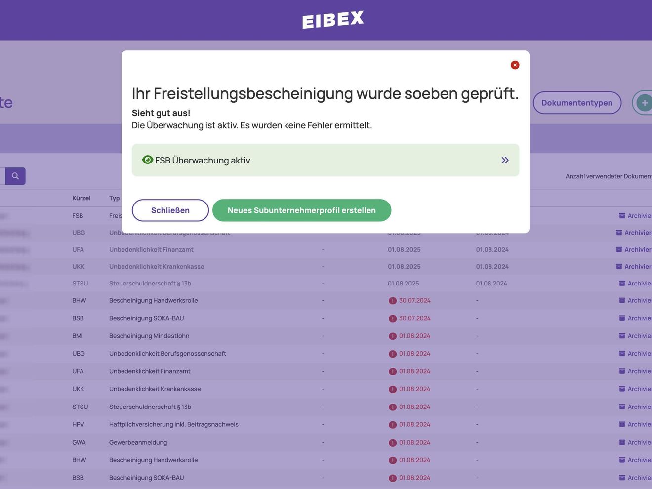 Nachweise sichern und Zeit zurückgewinnen mit Eibex Nachweise sichern und Zeit zurückgewinnen mit Eibex