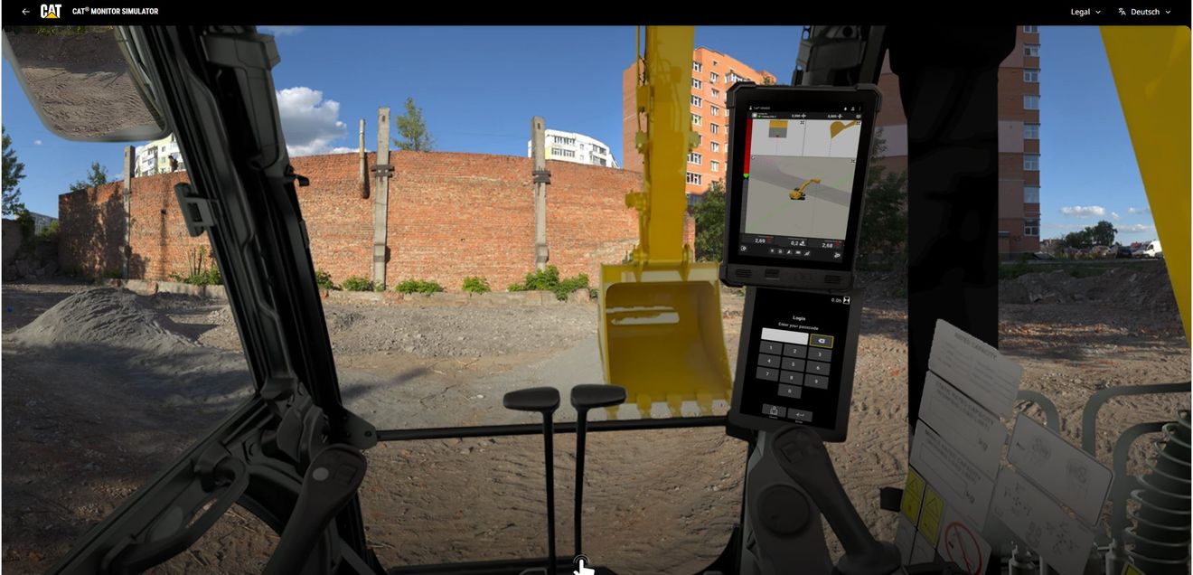 Cat Monitor Simulator: Digitales Trockentraining für moderne Baumaschinen Cat Monitor Simulator: Digitales Trockentraining für moderne Baumaschinen