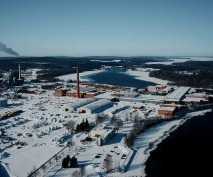 Sägewerk in Kajaani Sägewerk in Kajaani