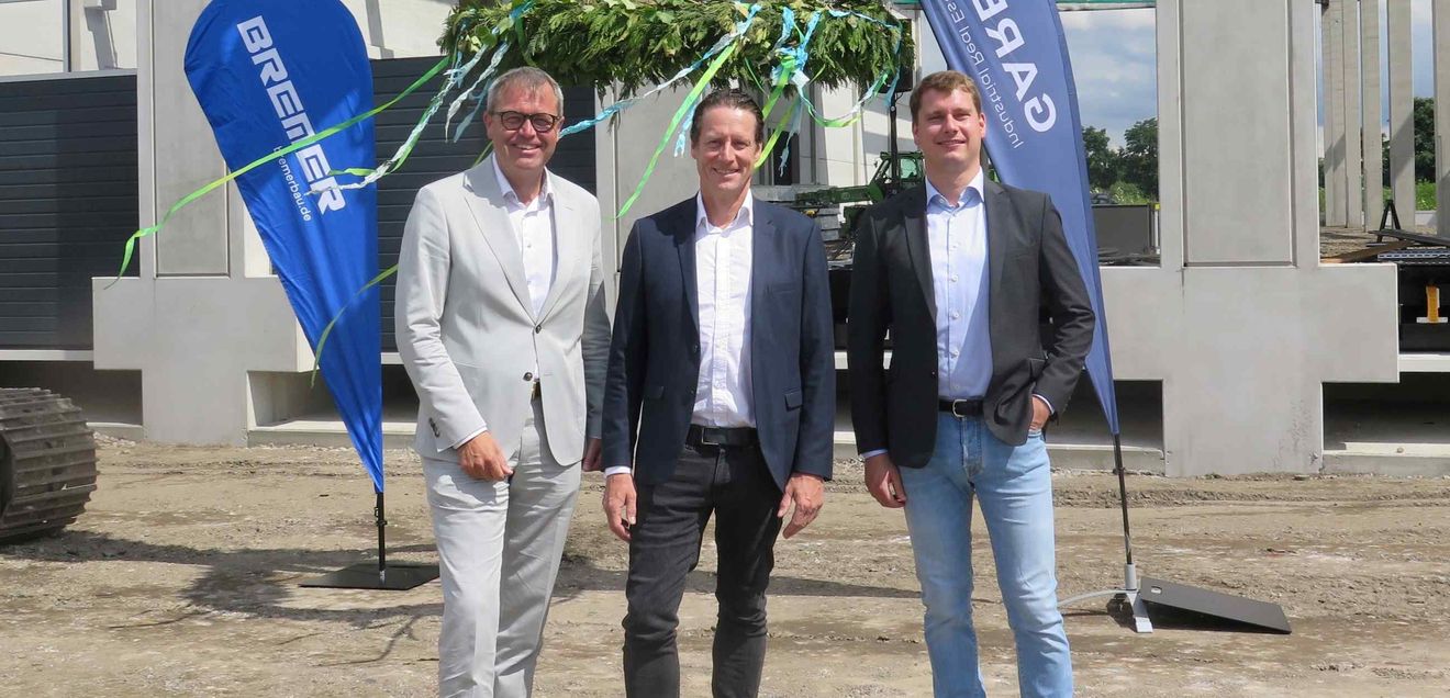 Logistics real estate: Multi-user park in Duisburg: Garbe Industrial Real Estate and Bremer Projektentwicklung celebrate topping-out ceremony Logistics real estate: Multi-user park in Duisburg: Garbe Industrial Real Estate and Bremer Projektentwicklung celebrate topping-out ceremony