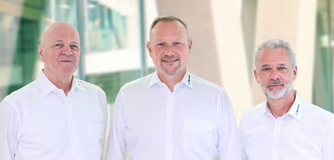 Gruppenbild Geschäftsleitung von Metrohm: Frank Rückle, Dr. Wolf-Henning Walther, Michael Feige