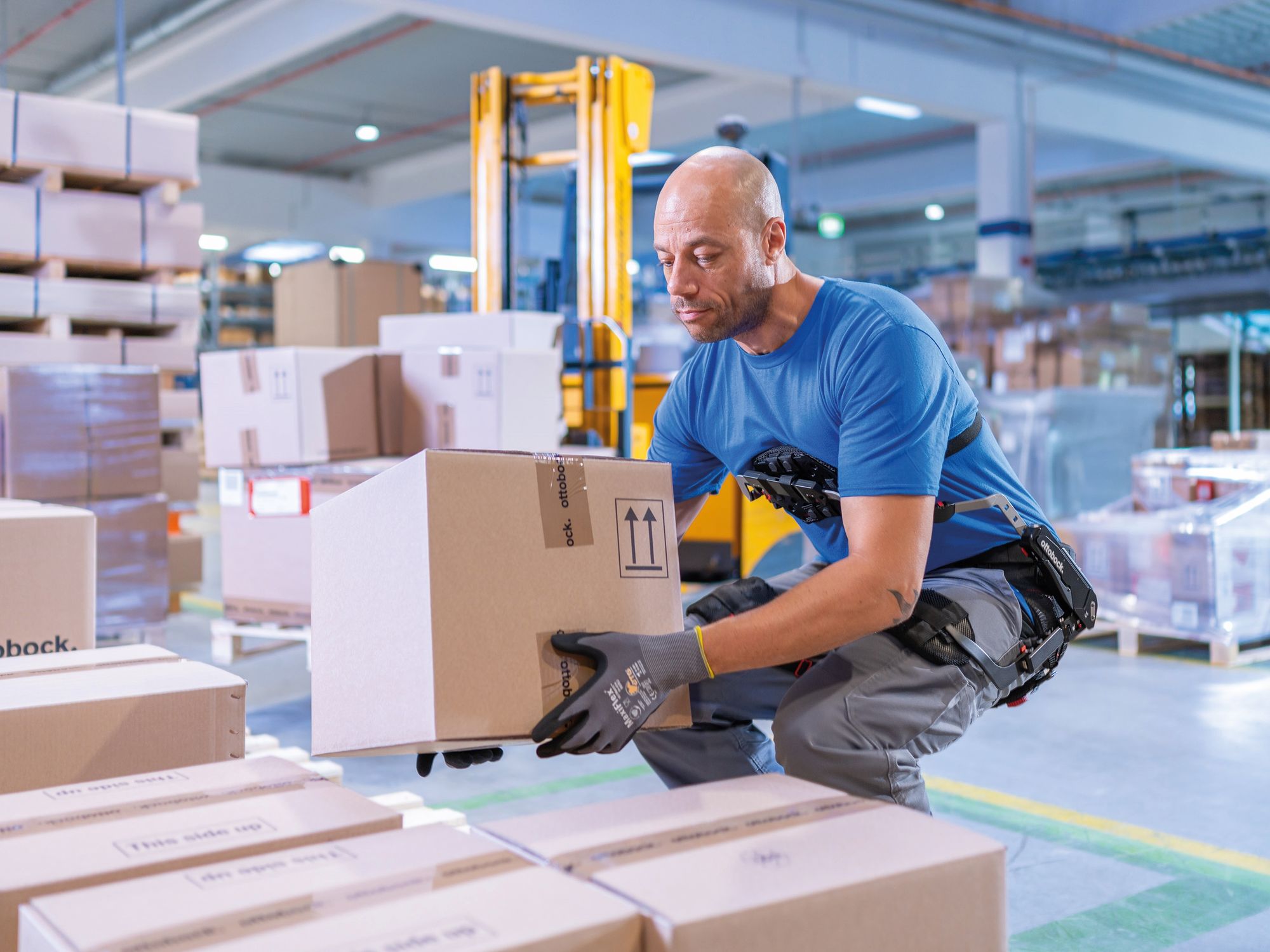 Relief for employees: Exoskeleton for logistics and industry