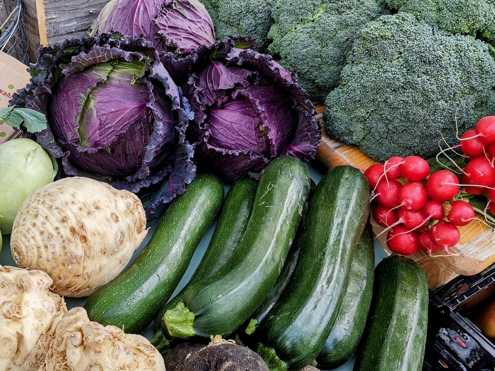 Das Bild zeigt Gemüse als Basis für eine gesunde Ernährung