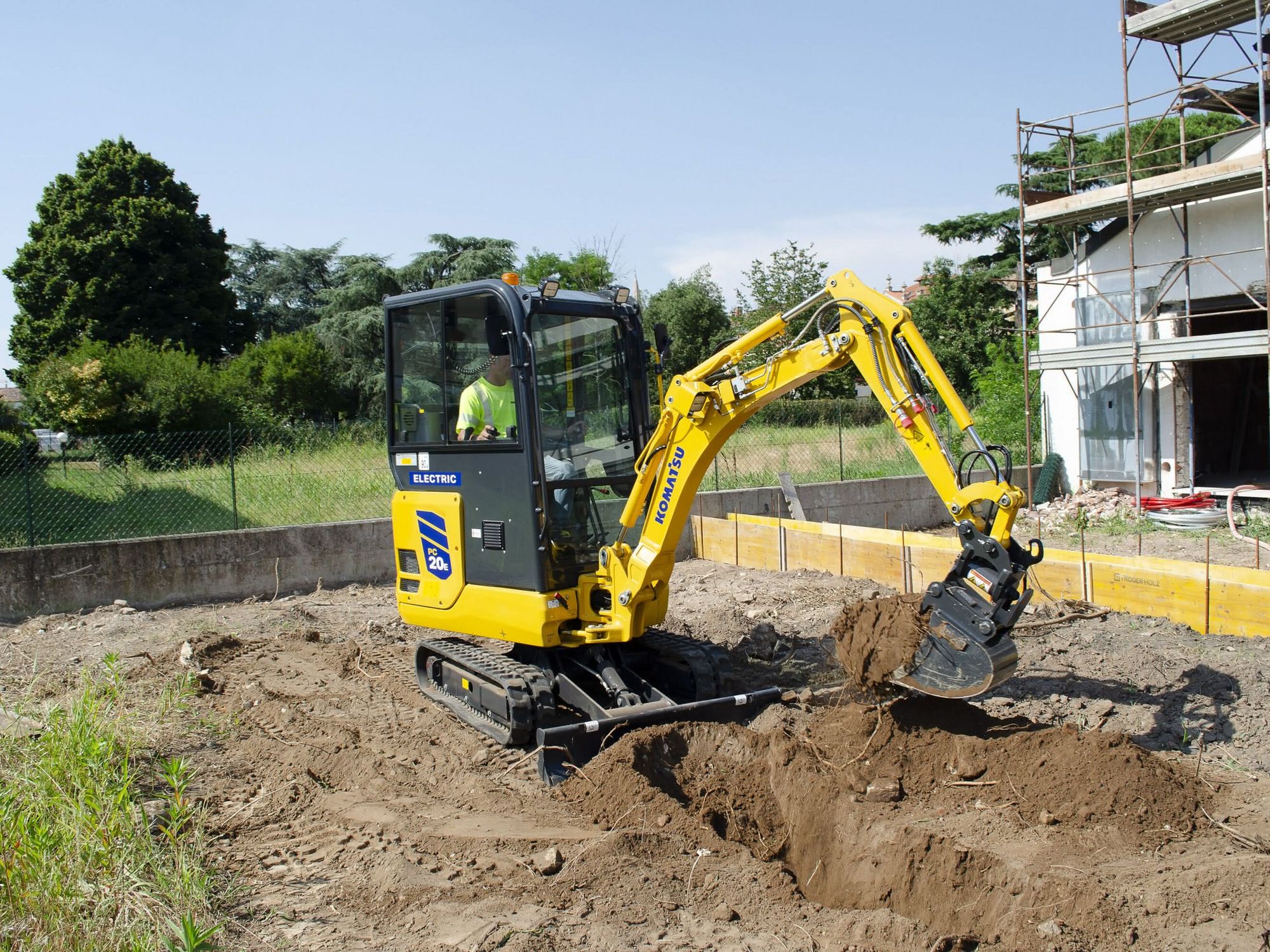 Elektrische Power für den ganzen Tag von Komatsu
