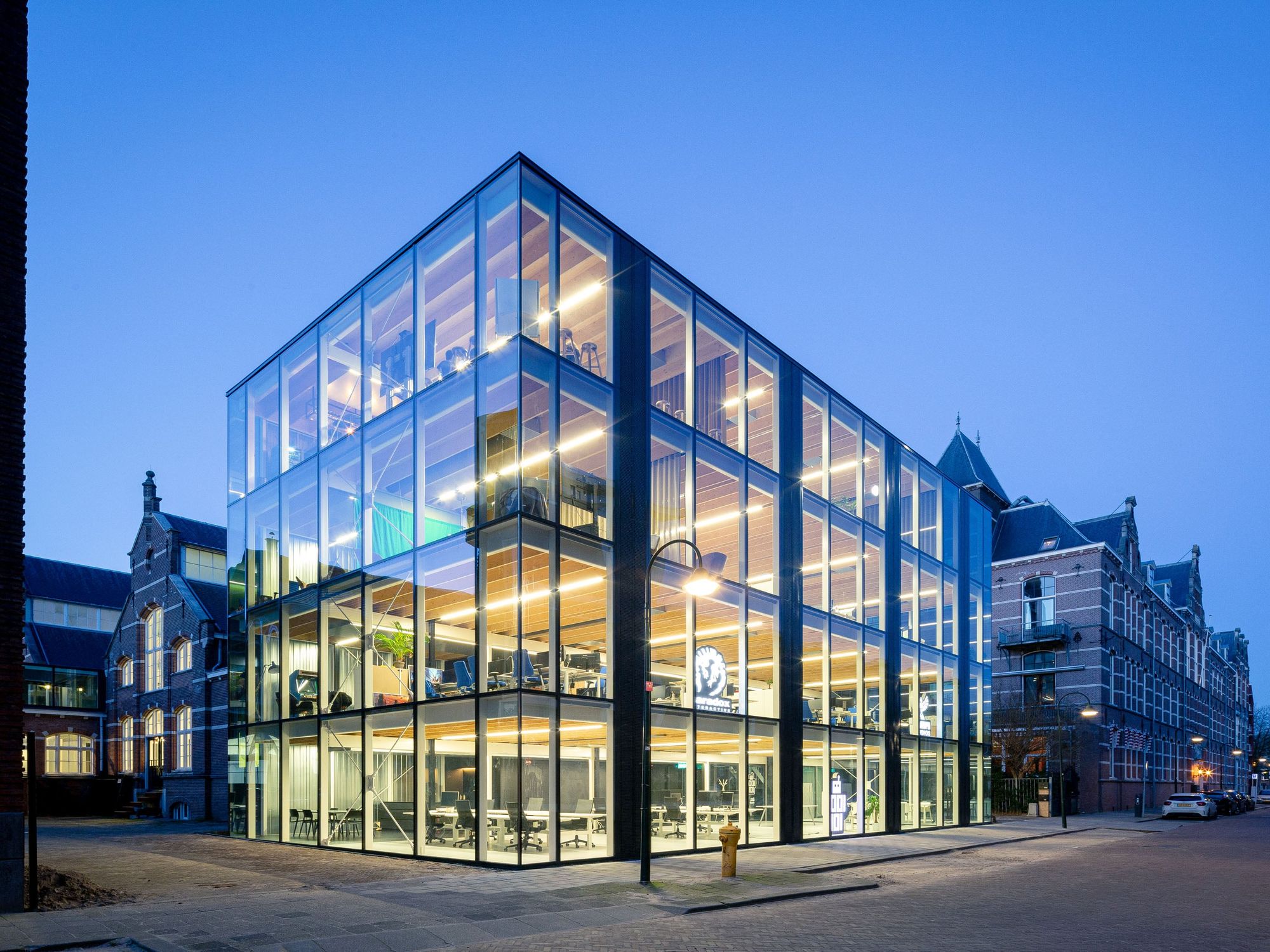 Viergeschossige Bürogebäude Building D(emountable) in Delft Viergeschossige Bürogebäude Building D(emountable) in Delft