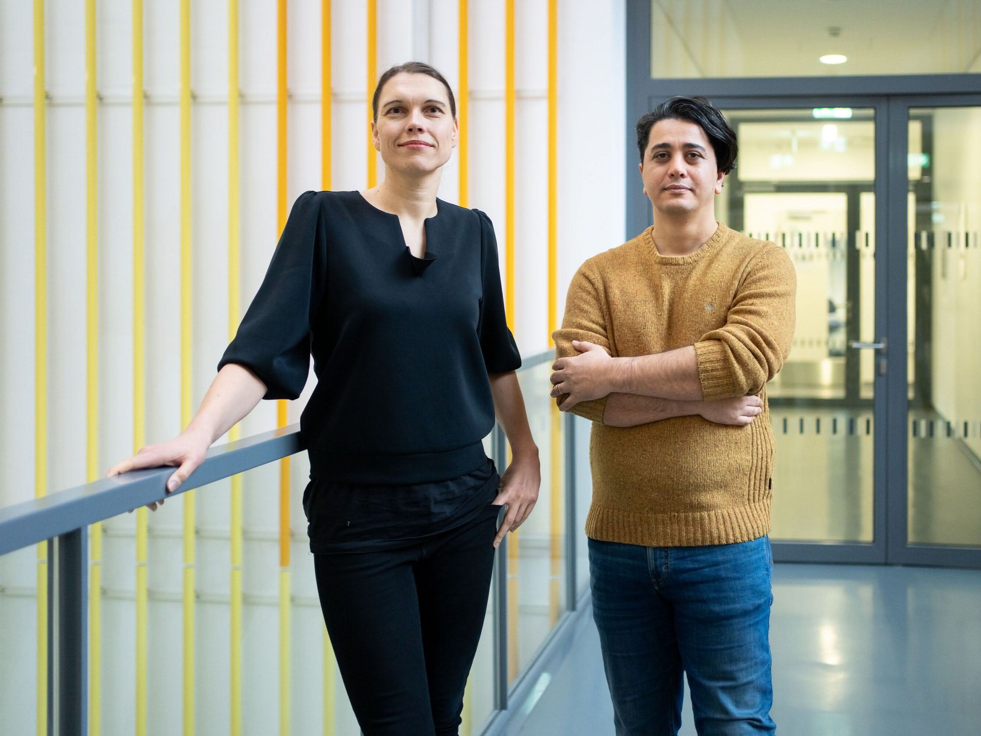 Prof. Dr. Kristina Tschulik und Dr. Pouya Hosseini. Prof. Dr. Kristina Tschulik und Dr. Pouya Hosseini.