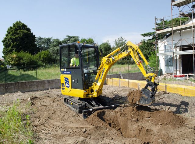 Elektrische Power für den ganzen Tag von Komatsu
