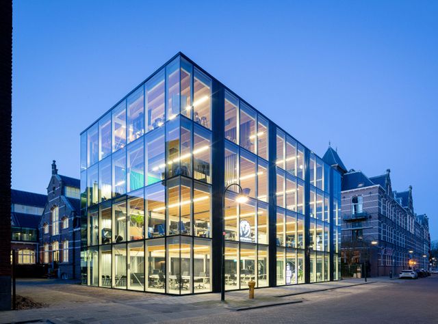 Viergeschossige Bürogebäude Building D(emountable) in Delft Viergeschossige Bürogebäude Building D(emountable) in Delft