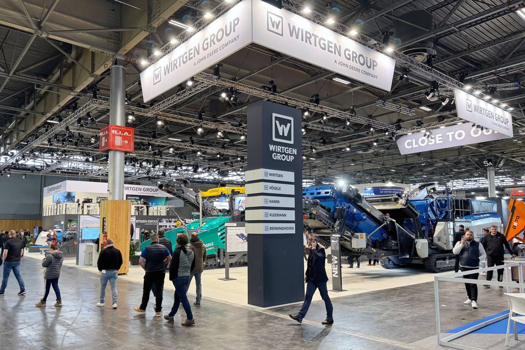 Das Motto in Frankreich: Smarter. Safer. More Sustainable. Wirtgen Group überzeugt auf der Intermat 2024 mit klimaschonenden Technologien für nachhaltigen Straßenbau