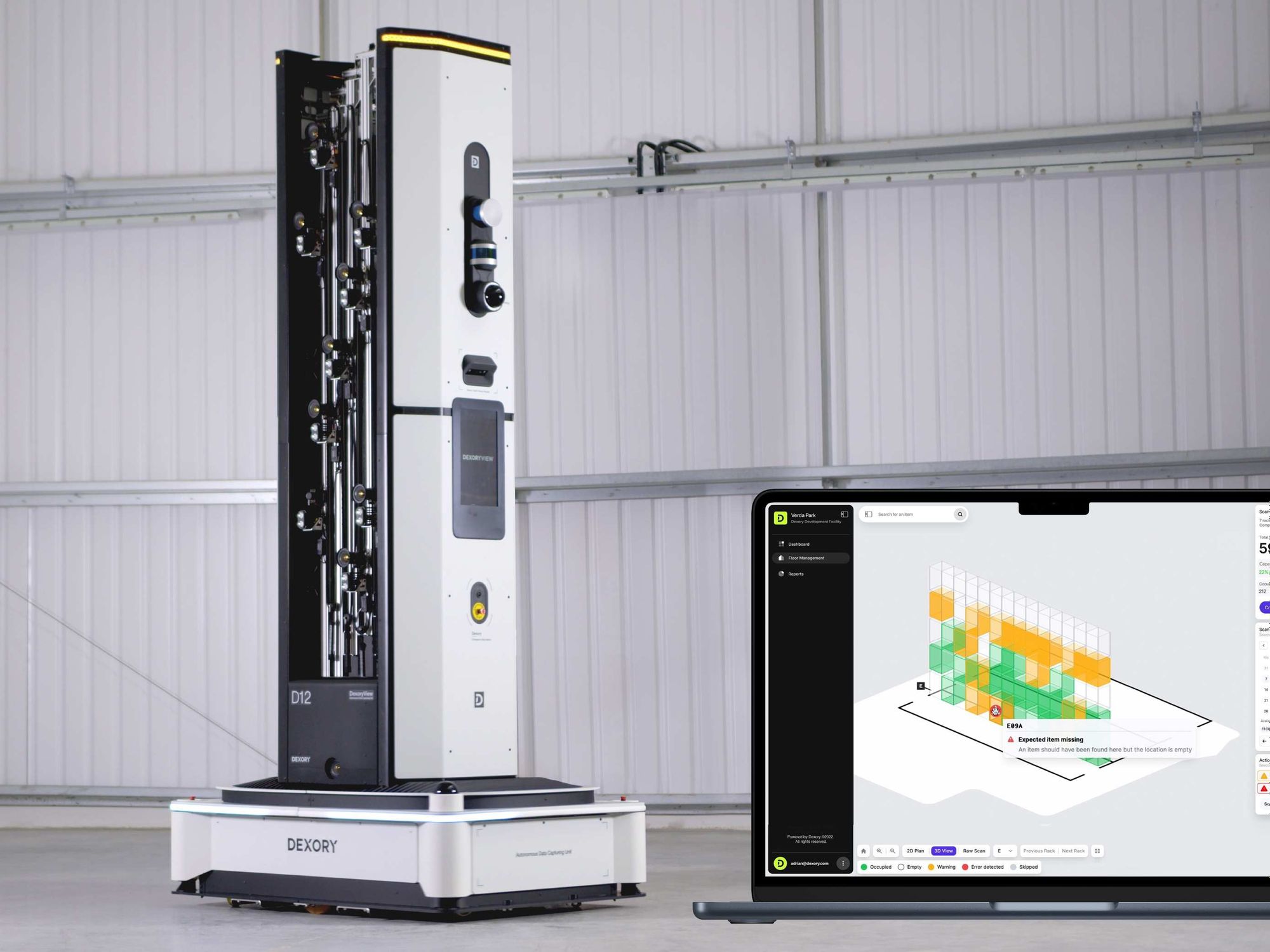 AGVs and robotics: Inductive charging technology ensures up-to-date data