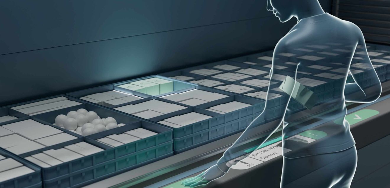 Kommissioniertechnik: Visuelle Führung für effizienteres Picking Kommissioniertechnik: Visuelle Führung für effizienteres Picking