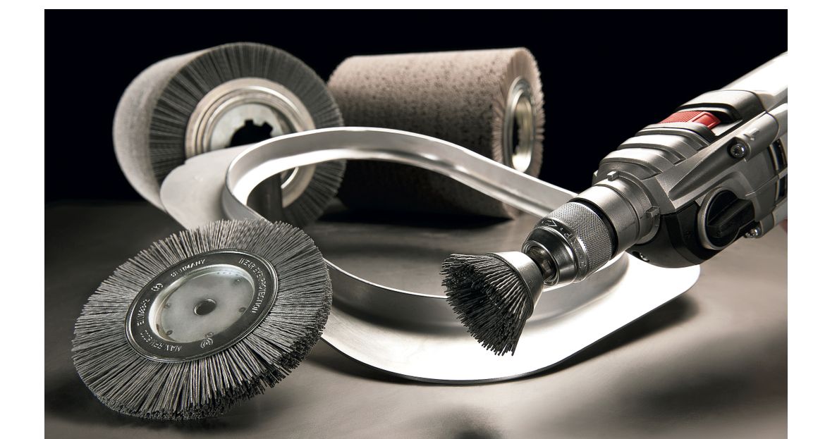 Technical brushes for metallic surfaces: EMO shows the final touches Technical brushes for metallic surfaces: EMO shows the final touches