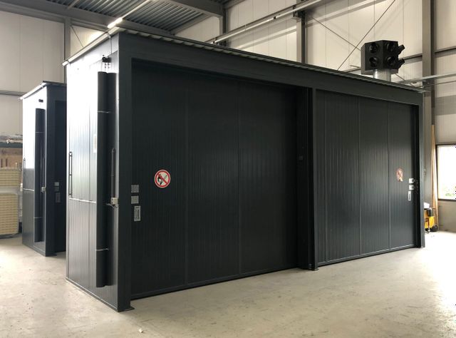 Security technology: Environmental containers and fire protection