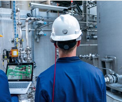 BASF fördert neuen Master Digital Process Engineering an der RPTU Digitalisierung in einem Produktionsbetrieb am BASF-Standort Ludwigshafen