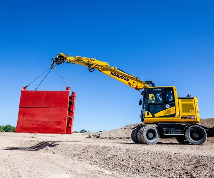 Komatsu Europe stellt neue Mobilbagger PW148-11 und PW190-11 vor Komatsu Europe stellt neue Mobilbagger PW148-11 und PW190-11 vor
