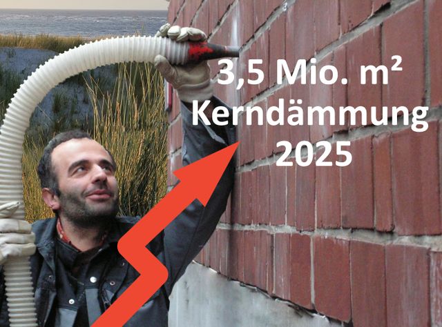 Jahreszahlen Einblasdämmung 2025 erstmalig vorgelegt