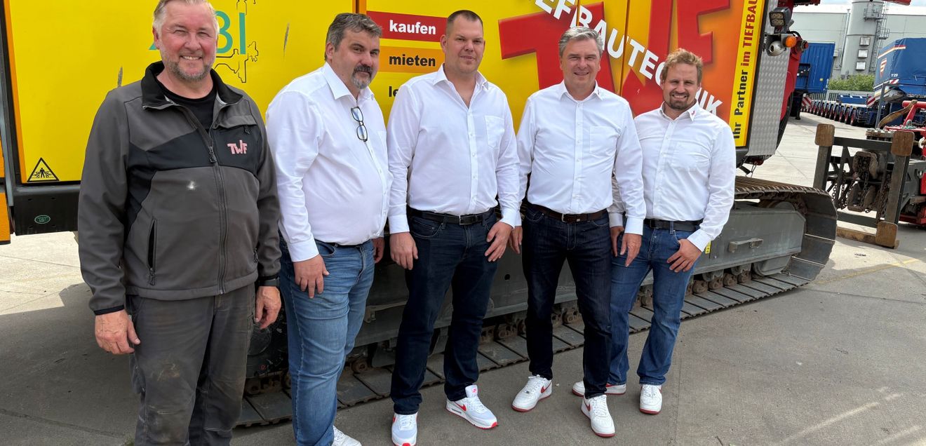 TWF Tiefbautechnik baut Vertrieb in Nord- und Ostdeutschland gezielt aus