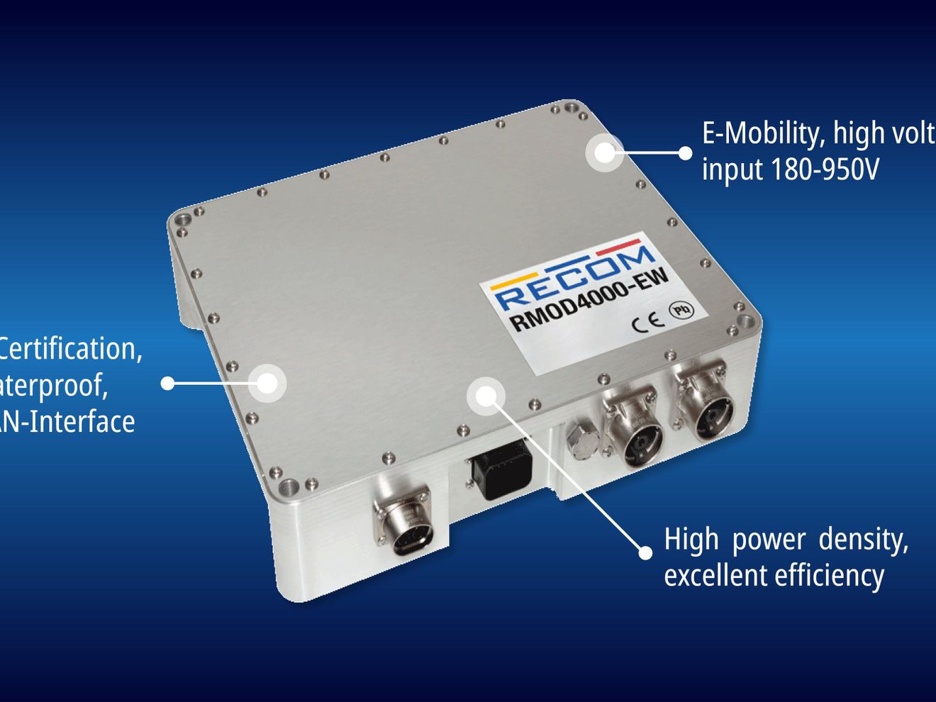 Recom Power auf der Logimat 2026: DC/DC-Wandler im IP67-Alu-Gehäuse Recom Power auf der Logimat 2026: DC/DC-Wandler im IP67-Alu-Gehäuse