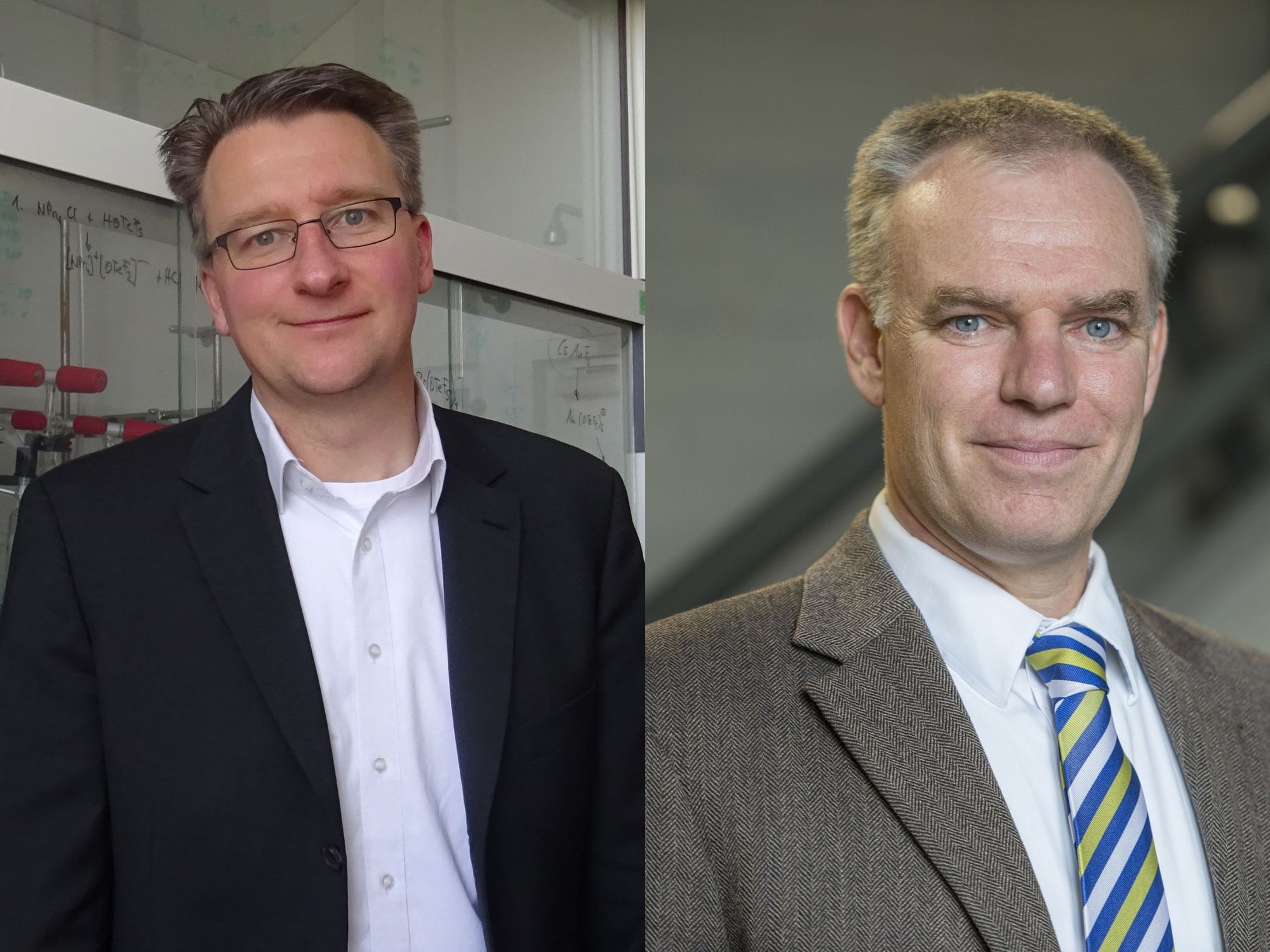 Chlor aus Restgasen gewinnen: Forschende erhalten Preis für Chloradsorptionsverfahren Professoren Sebastian Hasenstab-Riedel und Rainer Haag